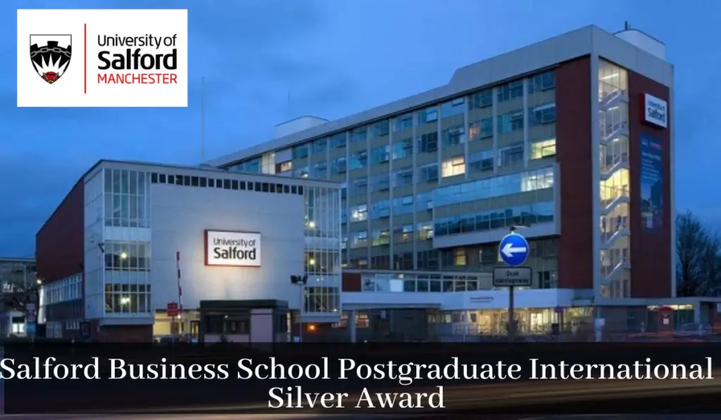 Salford Business School Postgraduate International Silver Award
