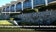 Fordham University Undergraduate International Scholarships USA