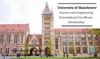 University of Manchester Science and Engineering International Excellence Scholarship in UK