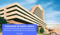University of South Africa Distance Learning International Award