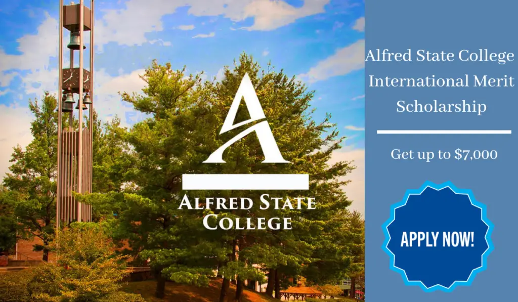 Alfred State College International Merit Scholarship in the USA