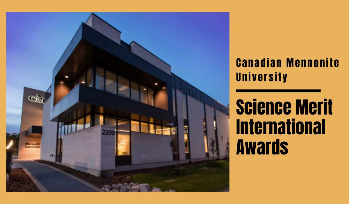 Canadian Mennonite University Science Merit International Awards in Canada, 2021