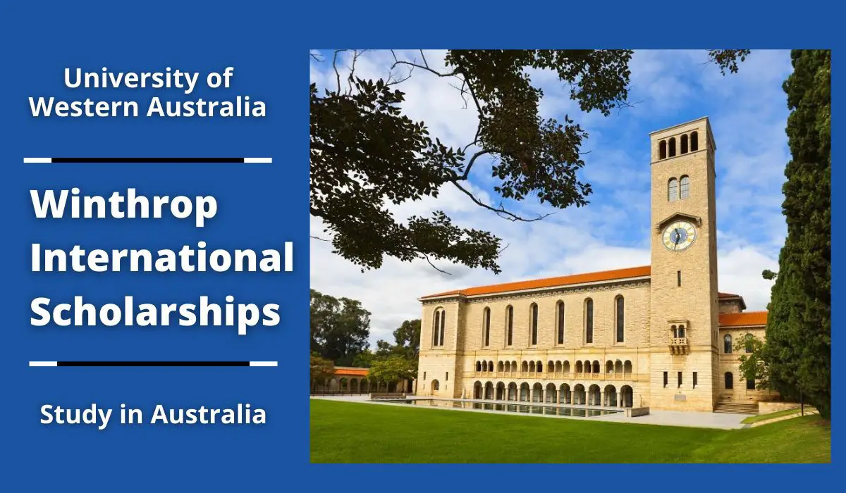 UWA Winthrop International Scholarships in Australia, 2021