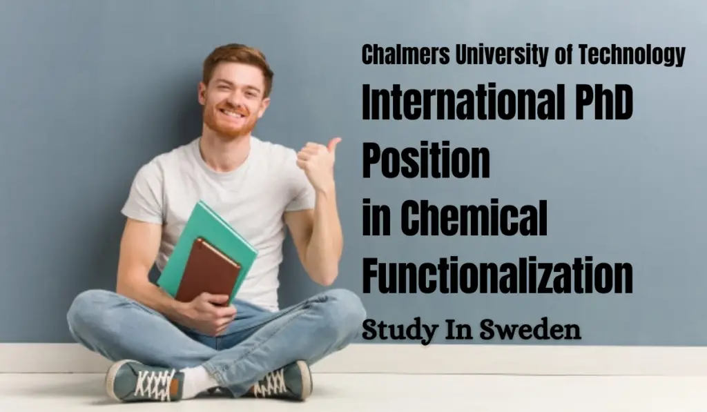 International PhD Position in Chemical functionalization