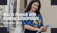 MSc in Finance with Banking Scholarships for International Students in UK