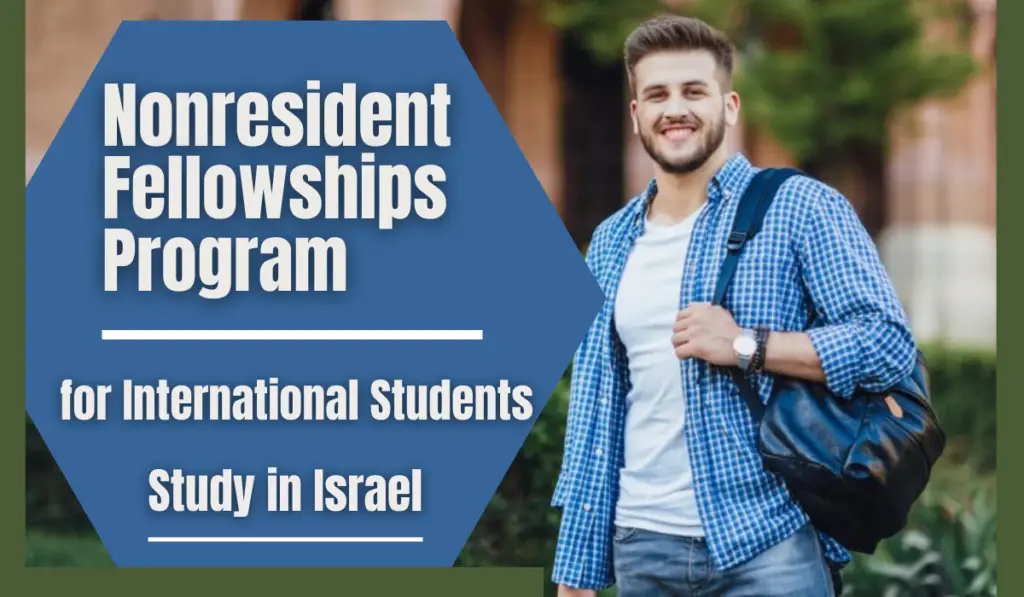 Nonresident Fellowships Program for International Students in Israel