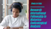 Research International Fellowship in Historico-Codicological Analysis in Italy