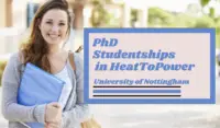 PhD Studentships in HeatToPower at University of Nottingham, UK
