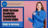 DAAD German Academic Foundation Scholarships in Germany 2022