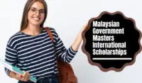 Malaysian Government Masters Scholarships for International Students in Malaysia