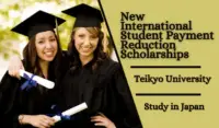 New International Student Payment Reduction Scholarships in Japan