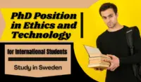 PhD Position in Ethics and Technology at Chalmers University of Technology, Sweden