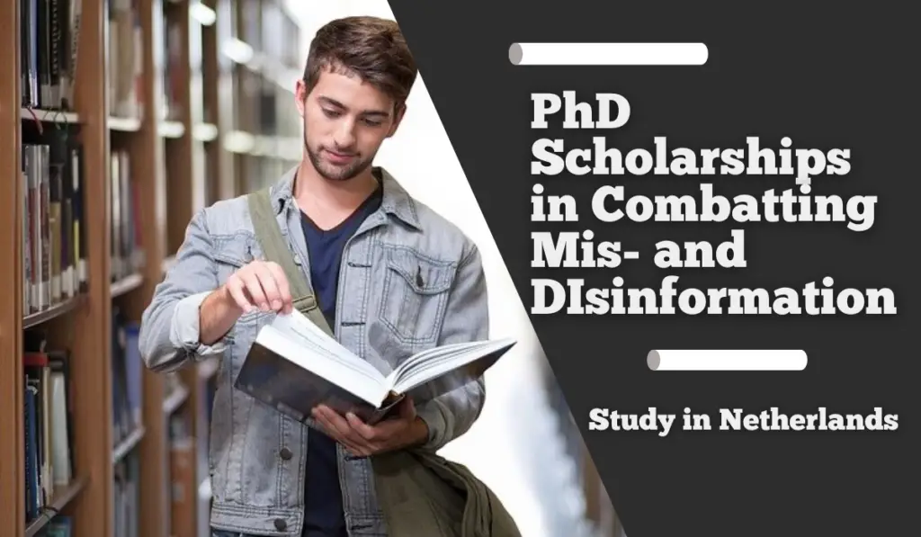 PhD Scholarships in Combatting Mis- and DIsinformation in the Covid Pandemic, Netherlands
