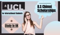 B.S Chimni Scholarships for International Students at University of London in UK