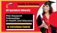 PhD Research Fellowships in Health and Diaconia at VID Specialized University in Norway