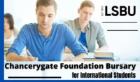 Chancerygate Foundation Bursary for International Students at LSBU, UK