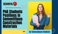 PhD Students Positions in Cementitious Construction Materials at Empa, Switzerland
