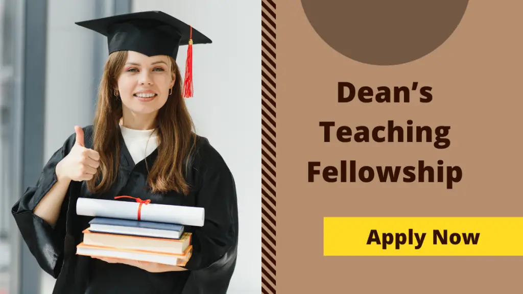 Dean’s Teaching Fellowship