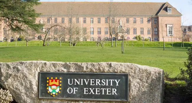Chevening International Scholarships to Study at the University of Exeter, UK.