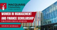 Macquarie University Women in Management and Finance International Scholarship, Australia