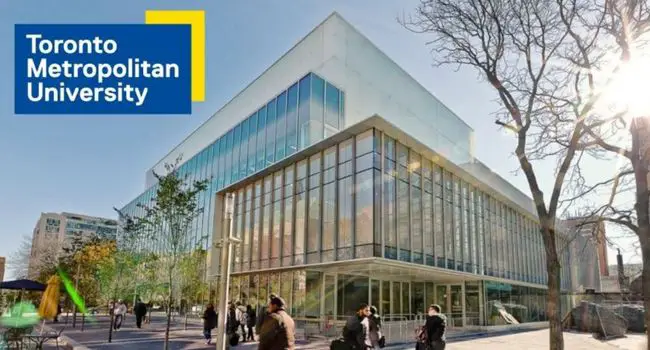 Toronto Metropolitan University International Secondary School Merit Scholarships in Canada