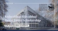 Kuberbhai Shivabhai Desai Trust Scholarship at London School of Hygiene & Tropical Medicine, UK.