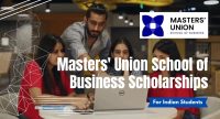 Masters' Union School of Business Scholarships in India.
