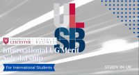 University of Leicester School of Business International UG Merit Scholarship, UK.