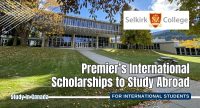 Premier’s International Scholarships to Study Abroad at Selkirk College, Canada