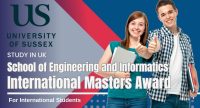 The School of Engineering and Informatics International Masters Award at University of Sussex, UK