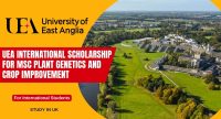 UEA International Scholarship for MSc Plant Genetics and Crop Improvement