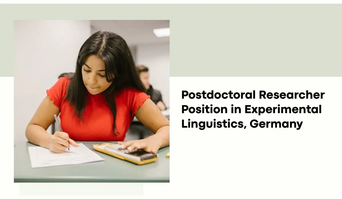 Postdoctoral Researcher Position in Experimental Linguistics, Germany
